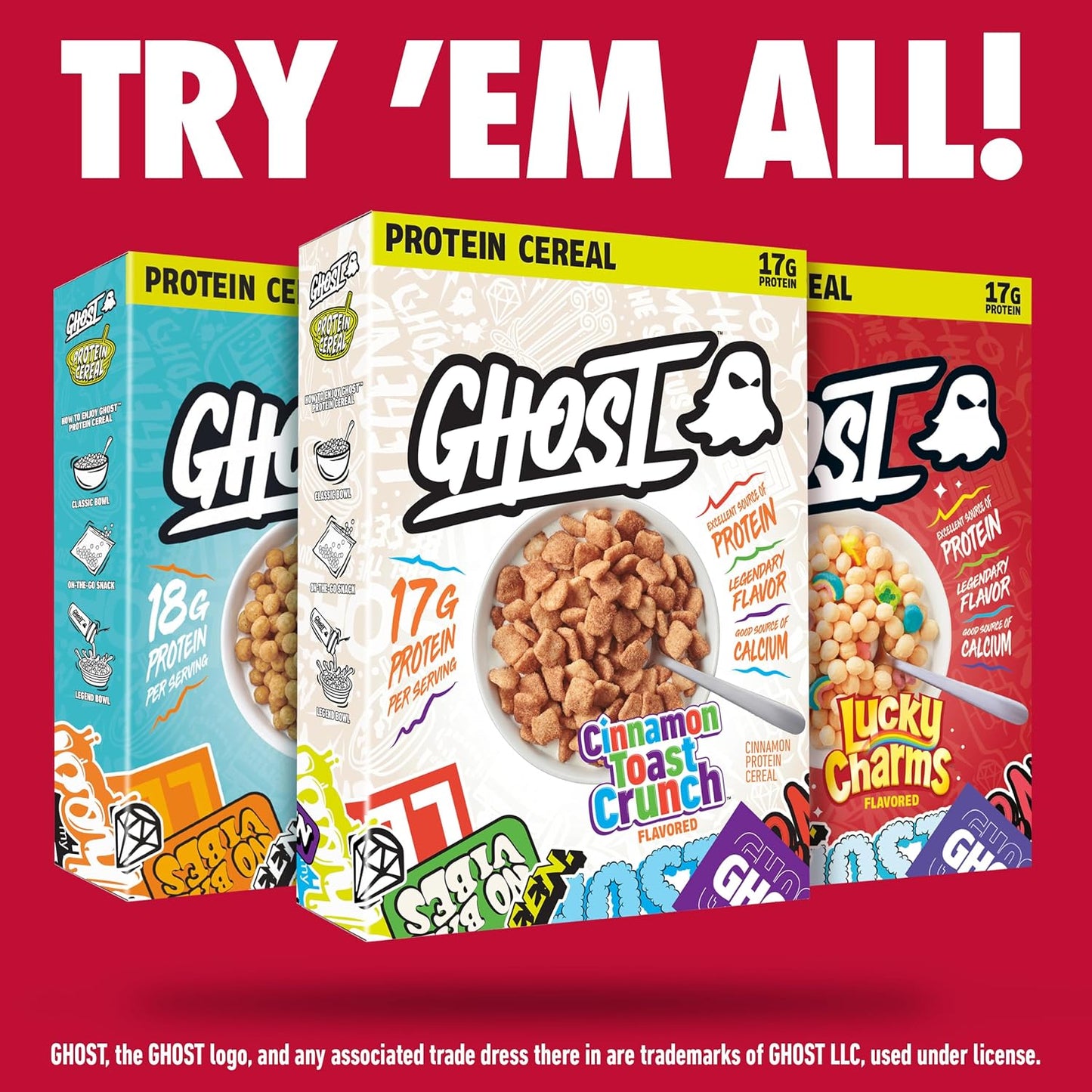 PROTEIN CEREAL, PEANUT BUTTER Flavor, 18G Protein, 10.8Oz