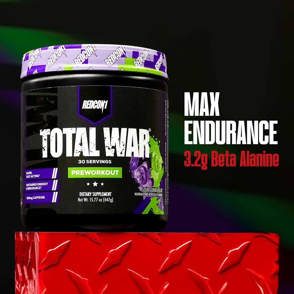 Total War Pre Workout Powder | Baja Bomb | 320Mg Caffeine + Citrulline Malate + Beta Alanine (30 Servings)