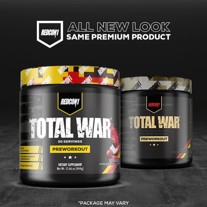 Total War Preworkout - Contains 320Mg of Caffeine from Green Tea, Juniper & Beta Alanine - Pre Work Out with Amino Acids to Increase Pump, Energy + Endurance (Rainbow Candy, 30 Servings)