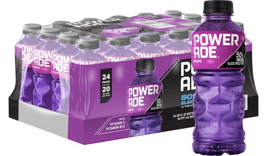 Sports Drink Grape, 20 Ounce, Can (Pack of 24)