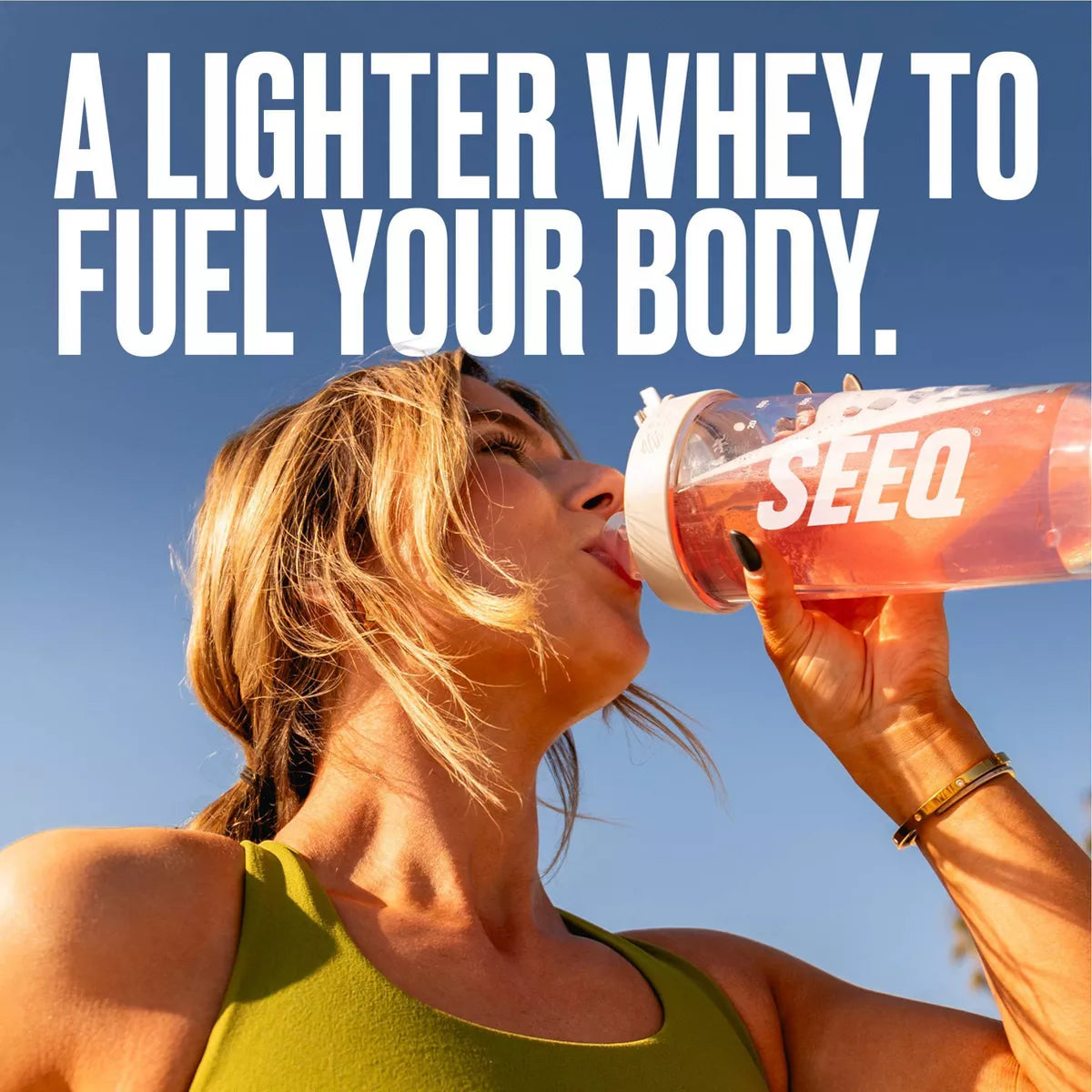 Seeq Clear Protein Powder - Strawberry Lemonade - Whey Protein Isolate - 15 Servings