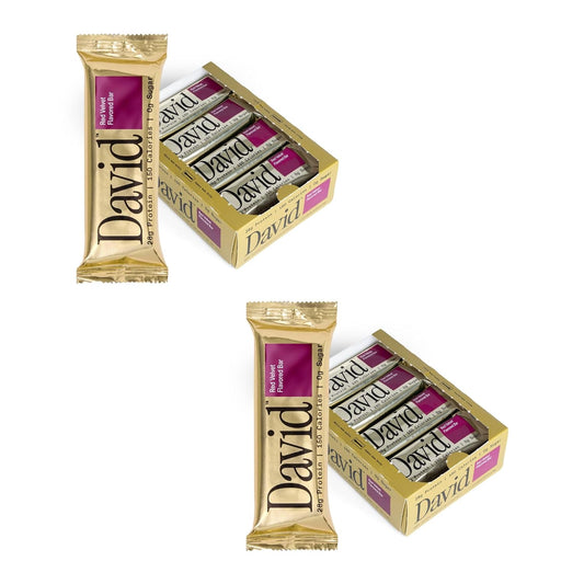 Protein Bar, Red Velvet, 24 Protein Bars | 28G of Protein | 150 Calories | 0G of Sugar - High Protein, Low Carb, Gluten Free Protein Bar, Pack of 24