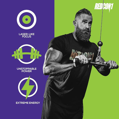Total War Pre Workout, Sour Gummy Bear - Contains 320Mg of Caffeine from Green Tea, Juniper & Beta Alanine - Pre Work Out with Amino Acids to Increase Pump, Energy + Endurance (30 Servings)