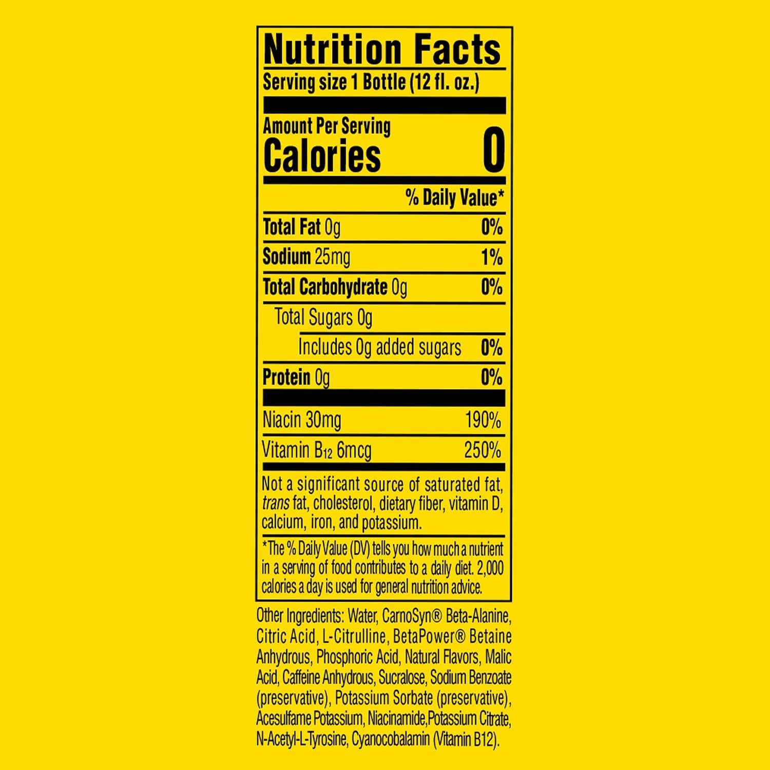 Energy Non-Carbonated Zero Sugar Energy Drink, Pre Workout Drink + Beta Alanine, Icy Blue Razz, 12 Fl Oz (Pack of 12)