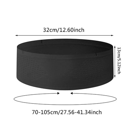 Seamless Invisible Running Waist Belt Bag Gym Bags Lightweight Invisible Mobile Phone Bags Portable Elastic Run Cycling Bag