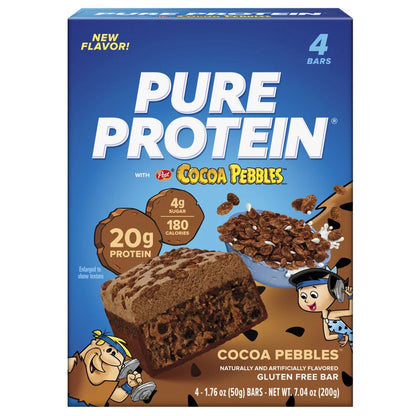 Bars, Cocoa Pebbles, 20G Protein, 1.76 Oz, 4 Count