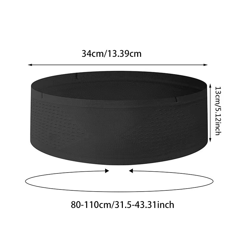 Seamless Invisible Running Waist Belt Bag Gym Bags Lightweight Invisible Mobile Phone Bags Portable Elastic Run Cycling Bag