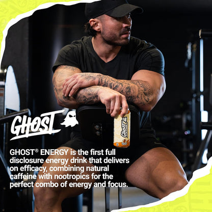 Energy Drink,Orange Cream,16Oz Cans - Energy & Focus & No Artificial Colors - 200Mg of Natural Caffeine,L-Carnitine-& Taurine - Gluten-Free-& Vegan,(Pack of 24)