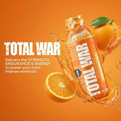 Total War Ready to Drink Pre Workout | Vice City | 365Mg Caffeine + Citrulline Malate + Beta Alanine | Zero Sugar (12 Pack)