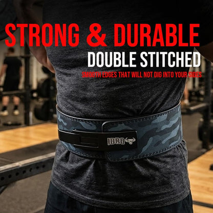 Powerlifting Lever Gym Belt – Power 8MM, 10MM or 13MM Extreme Heavy Duty Genuine Leather Belts - Squats Deadlifts Bodybuilding Weight Lifting IPF Power Lifting Strongman for Men