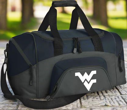 SMALL West Virginia University Gym Bag Deluxe WVU Carryon Travel Duffel Bag