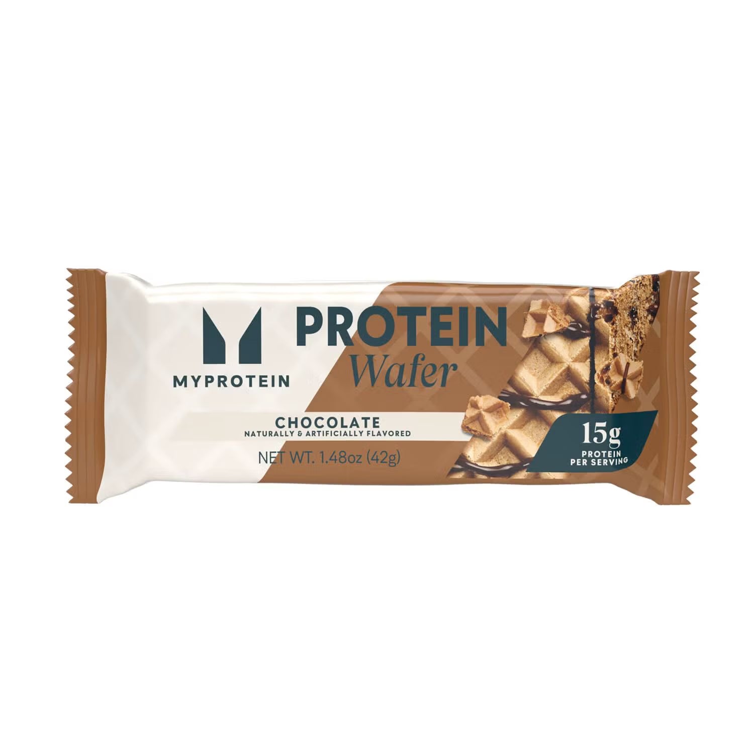 Protein Wafers, Chocolate, High Protein Bars 15G, 10 Pack