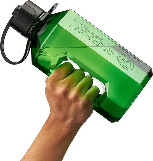 | 1.6 Litre Water Bottle | Large Drinks Water Jug | Gym, Holiday, Travel | Green