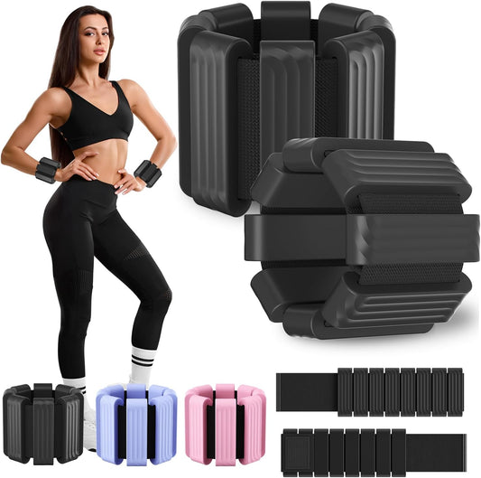 Ankle Weights for Women Men,Adjustable Wrist Weights Set of 2(1Lb Each),Wearable Leg Weights/Arm Weights，Wrist & Ankle Weights Bracelet for Yoga,Pilates,Running, Fitness,Physical Therapy
