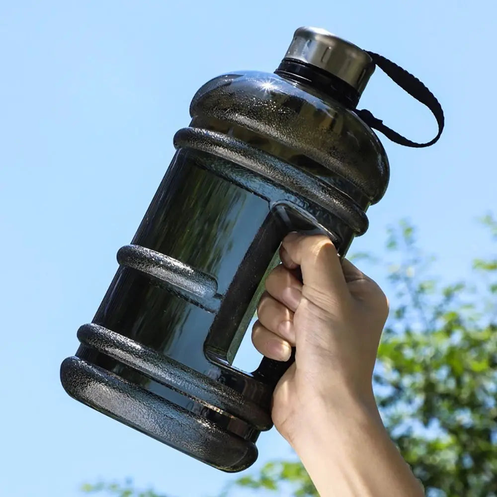 1Pc Gallon Bottle Water Bottle Portable Sports Drink Bottle Training Sports Workout Outdoor Gym Large Capacity Shaker Bottle
