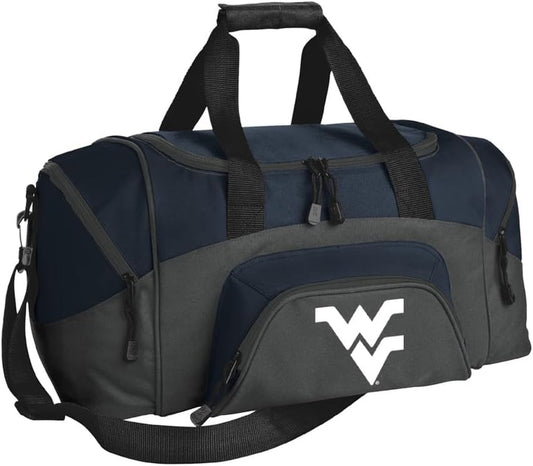 SMALL West Virginia University Gym Bag Deluxe WVU Carryon Travel Duffel Bag