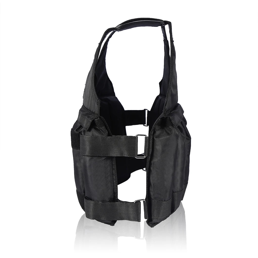 50Kg Fitness Sports Weighted Vest Adjustable Workout Exercise Training Weight Bearing Clothes Strength Physical Training