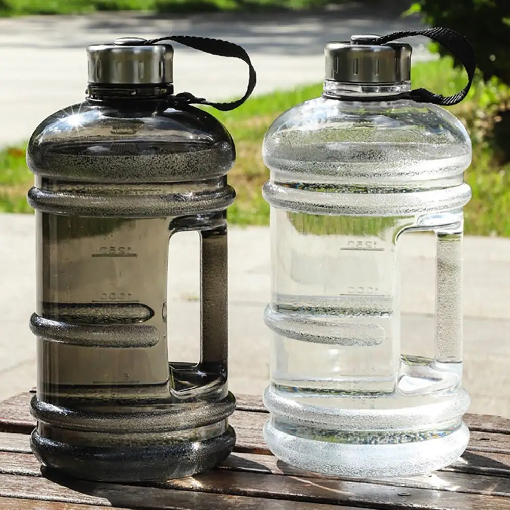 1Pc Gallon Bottle Water Bottle Portable Sports Drink Bottle Training Sports Workout Outdoor Gym Large Capacity Shaker Bottle