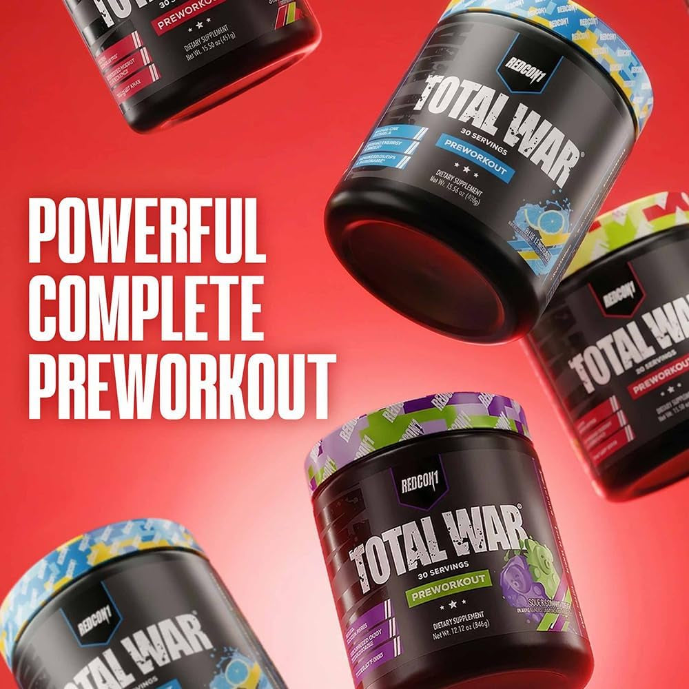 Total War Pre Workout Powder | Baja Bomb | 320Mg Caffeine + Citrulline Malate + Beta Alanine (30 Servings)