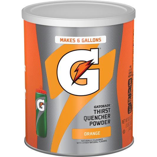 Thirst Quencher Orange Flavor, Powdered Energy Drink Mix, 50.9 Oz, 1 Count