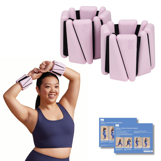 Flex Wrist/Ankle Weight, 2Lb Each, Set of 2, Pink