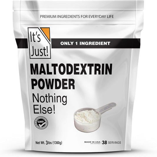 - Mass Gainer Powder, 100% Maltodextrin (Complex Carbohydrates), Sustained Energy, Rapid Absorption, Non-Gmo, Easily Add to Any Protein Shake, 3Lbs / 38 Servings