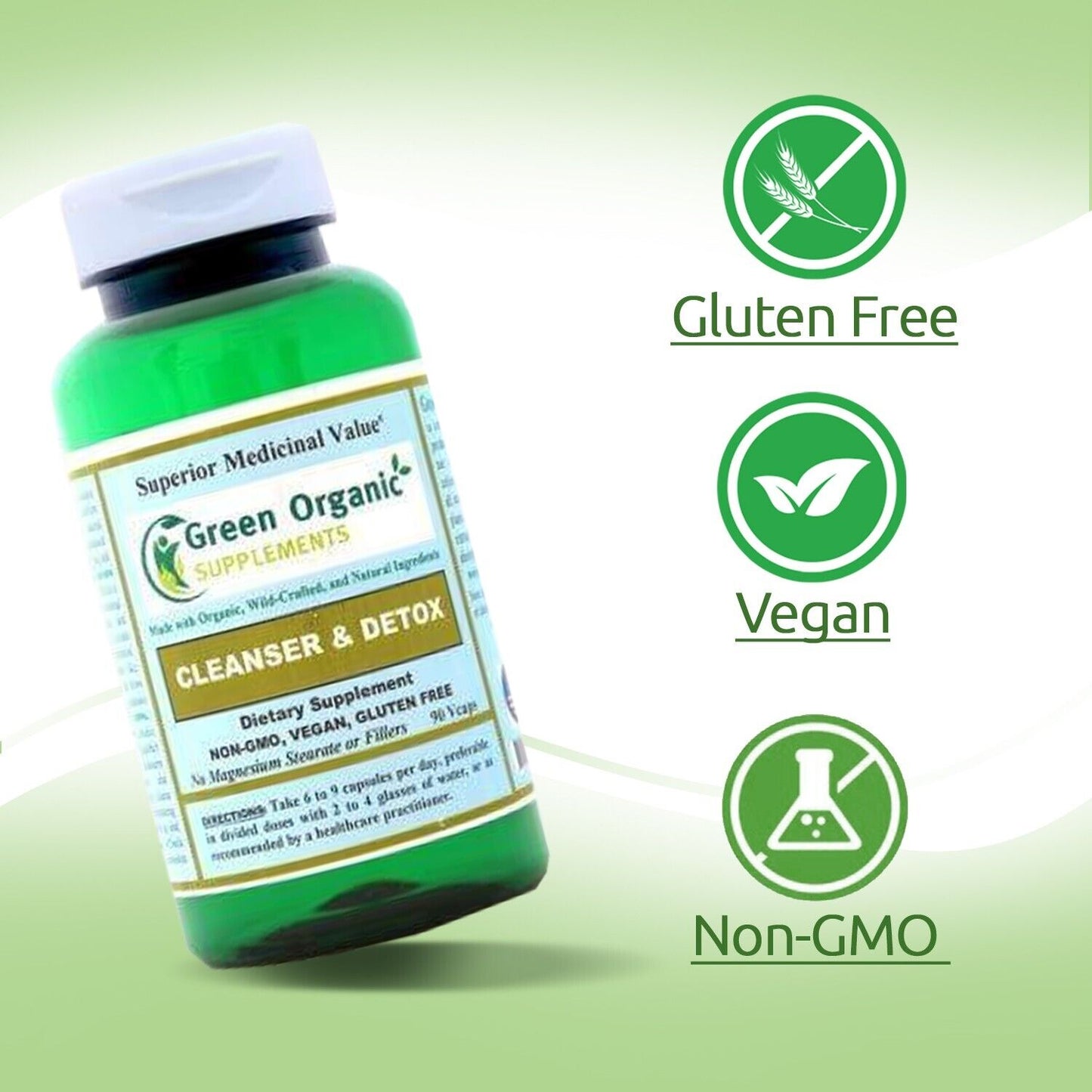 Green Organic Supplements' Cleanser and Detox