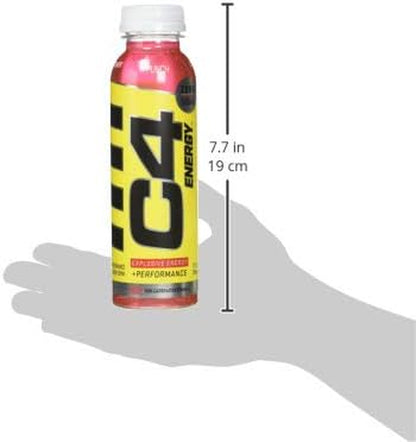 Energy Non-Carbonated Zero Sugar Energy Drink, Pre Workout Drink + Beta Alanine, Fruit Punch, 12 Fl Oz (Pack of 12)