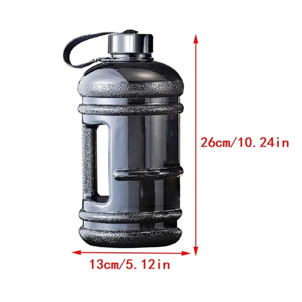 1Pc Gallon Bottle Water Bottle Portable Sports Drink Bottle Training Sports Workout Outdoor Gym Large Capacity Shaker Bottle