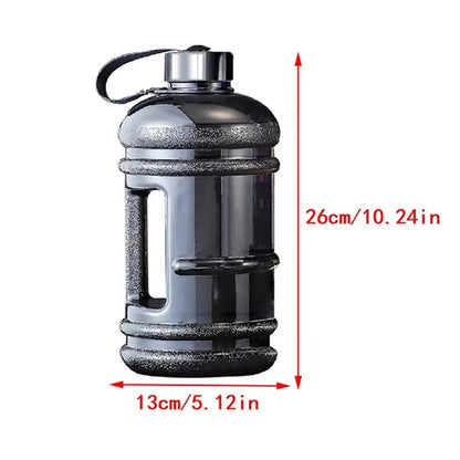 1Pc Gallon Bottle Water Bottle Portable Sports Drink Bottle Training Sports Workout Outdoor Gym Large Capacity Shaker Bottle