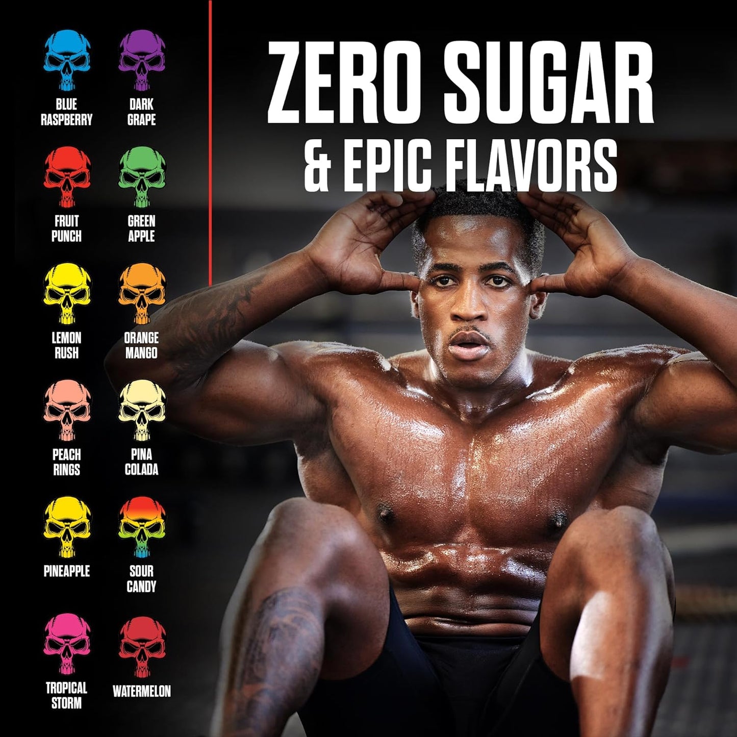the Curse! Fruit Punch Pre Workout Powder with Creatine – Extreme Energy Preworkout for Men & Women – 50 Servings – L Citrulline, Beta Alanine & Caffeine for Pump, Strength & Focus