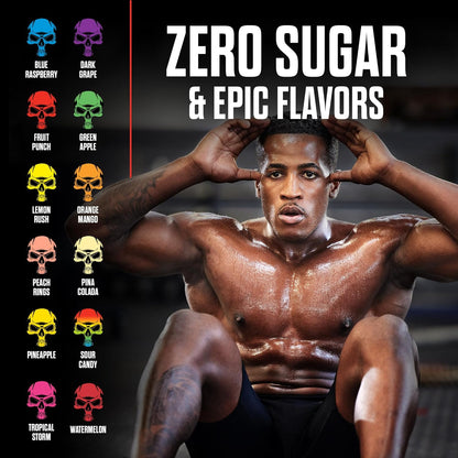 the Curse! Fruit Punch Pre Workout Powder with Creatine – Extreme Energy Preworkout for Men & Women – 50 Servings – L Citrulline, Beta Alanine & Caffeine for Pump, Strength & Focus