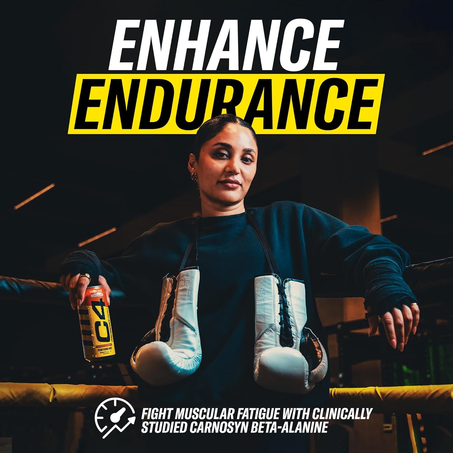 Performance Energy Drink | Zero Sugar Carbonated Preworkout Energy | 150Mg Caffeine with Beta Alanine | Orange Slice | 12 Fl Oz (12 Pack)
