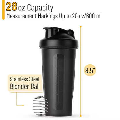 1Pc Shaker Bottle 600Ml Portable Fitness Bottle 20Oz Protein Shaker Bottle Perfect for Fitness Enthusiasts Athletes