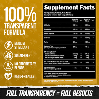 SUPERHUMAN® PRE-WORKOUT - Original Performance Pre-Workout†