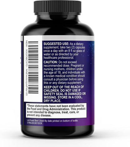 Electrolyte Salt Capsules - Keto Friendly Rehydration Recovery Supplement - Hydration with No Sugar and 6 Replacement Electrolytes: Magnesium, Sodium, Potassium, and More - USA Bottled - 120 Capsules