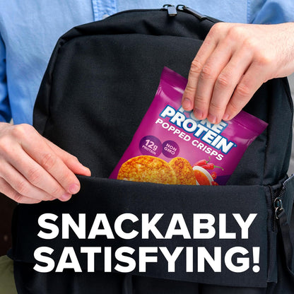 Pure Protein Popped Crisps, Sweet Chili, High Protein Snack, 12G Protein, 1.27Oz., 12 Count