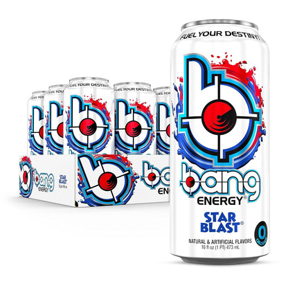 Energy Star Blast, Sugar-Free Energy Drink, 16 Ounce | Pack of 12