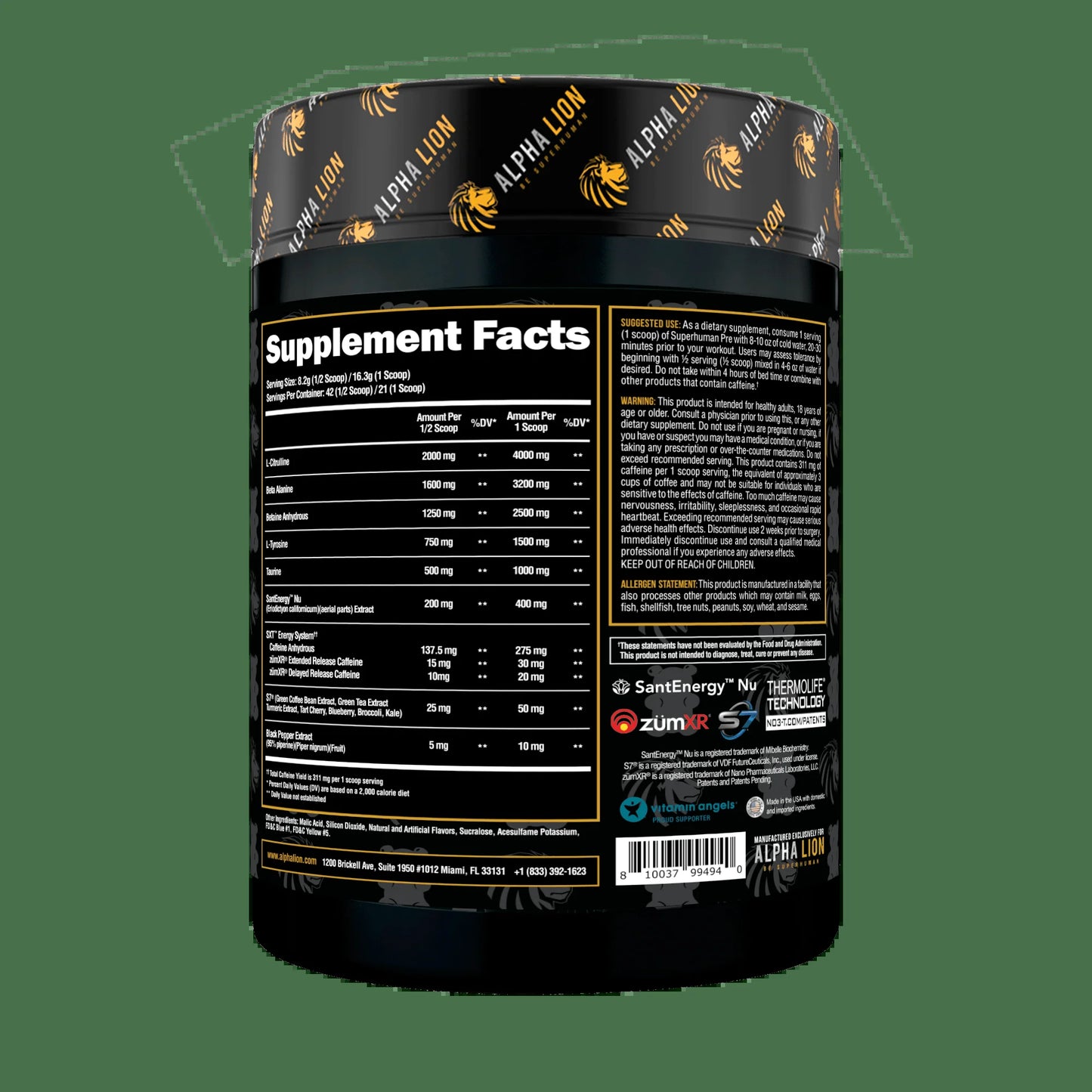 SUPERHUMAN® PRE-WORKOUT - Original Performance Pre-Workout†