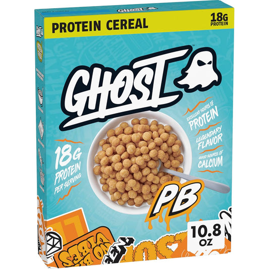 PROTEIN CEREAL, PEANUT BUTTER Flavor, 18G Protein, 10.8Oz