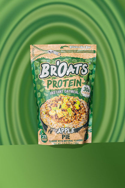 High Protein Oatmeal with 30G of Protein per Serving - Protein Packed Gluten Free Delicious Tasting High Protein Oats (Pack of 1, Apple Pie)